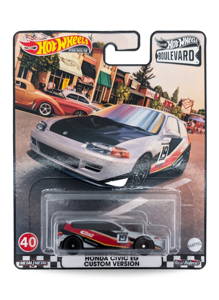 Hot Wheels Honda Civic EG Custom Version 1:64 - Silver