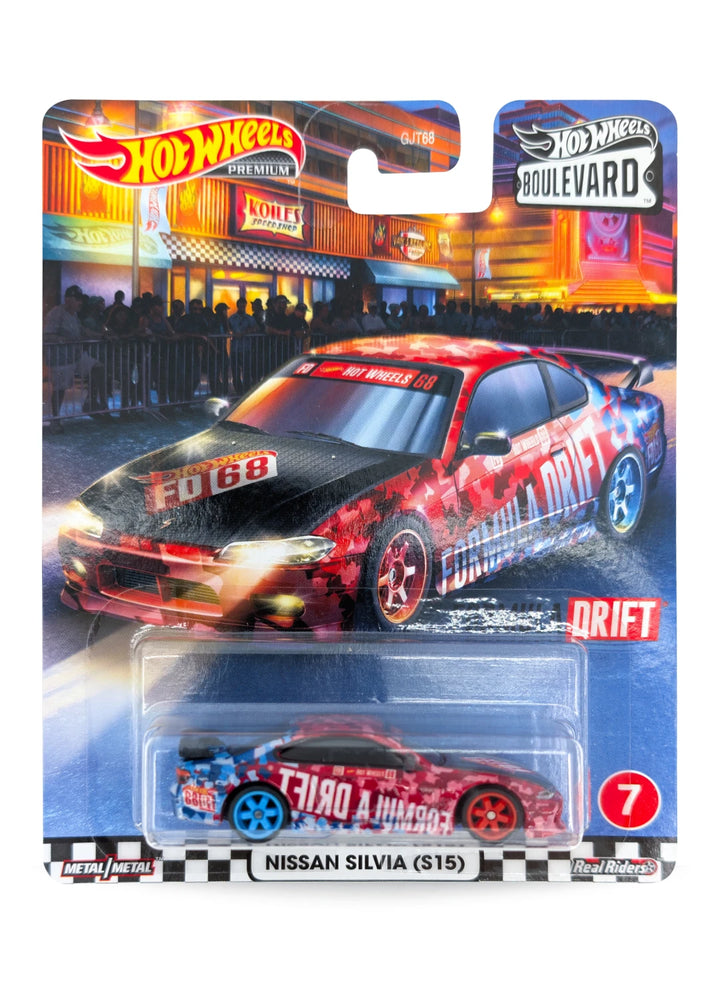 Hot Wheels Nissan Silvia (S15) 1:64 - Red - RR6SPM Wheels