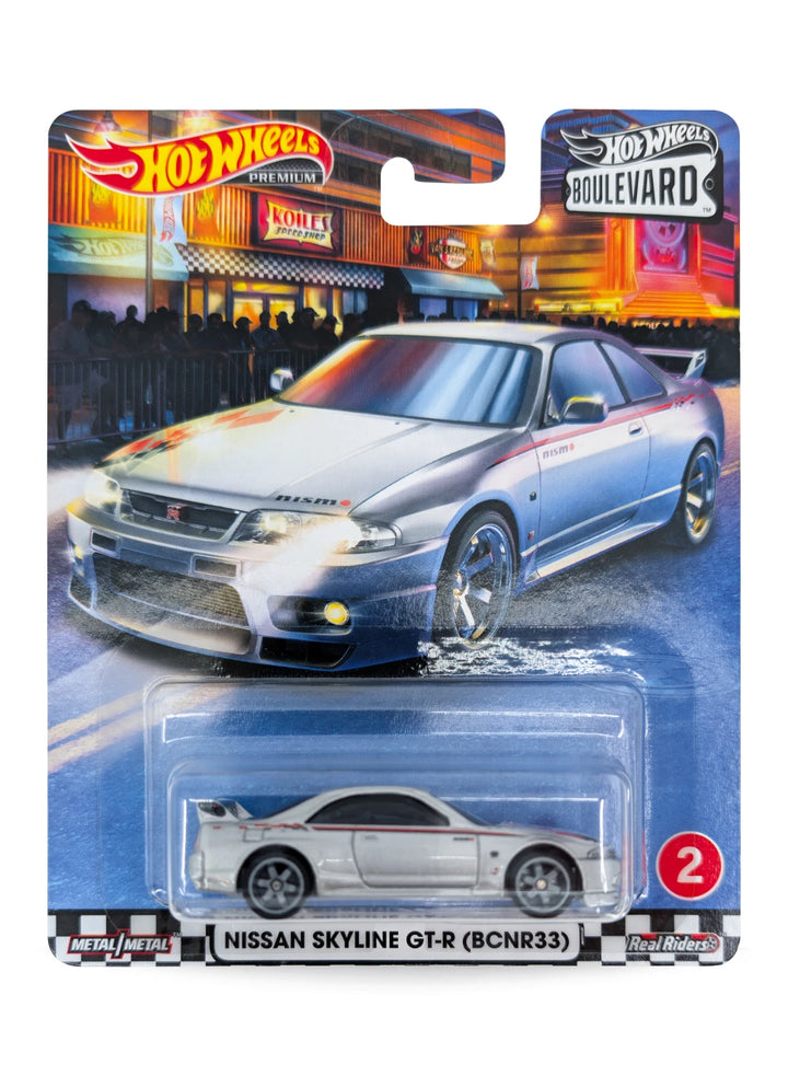 Hot Wheels Nissan Skyline GT-R (BCNR33) 1:64 - Silver