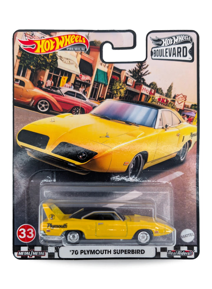 Hot Wheels Plymouth '70 Plymouth Superbird 1:64 - Yellow