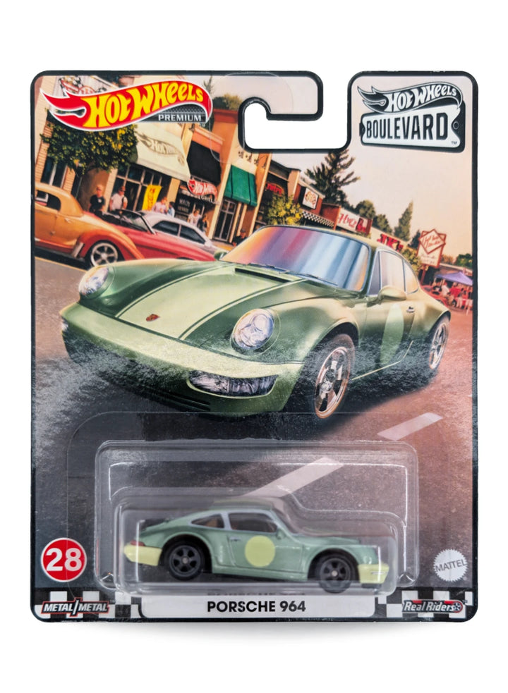 Hot Wheels Porsche 964 1:64 - Olive Green
