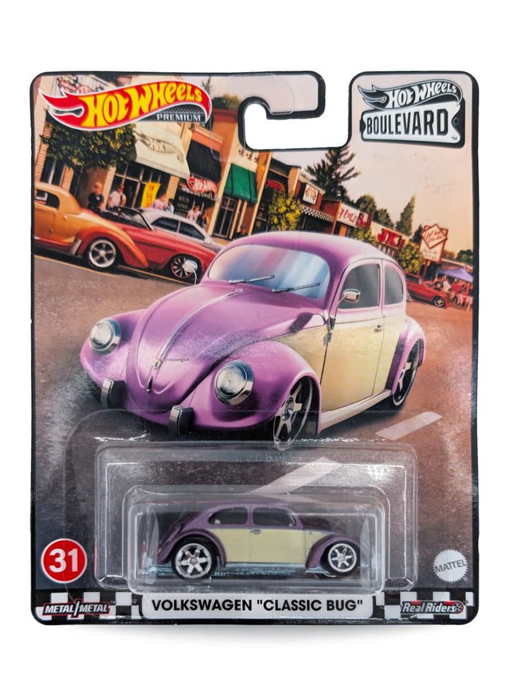 Hot Wheels Volkswagen Classic Bug 1:64 - Candy Apple Magenta