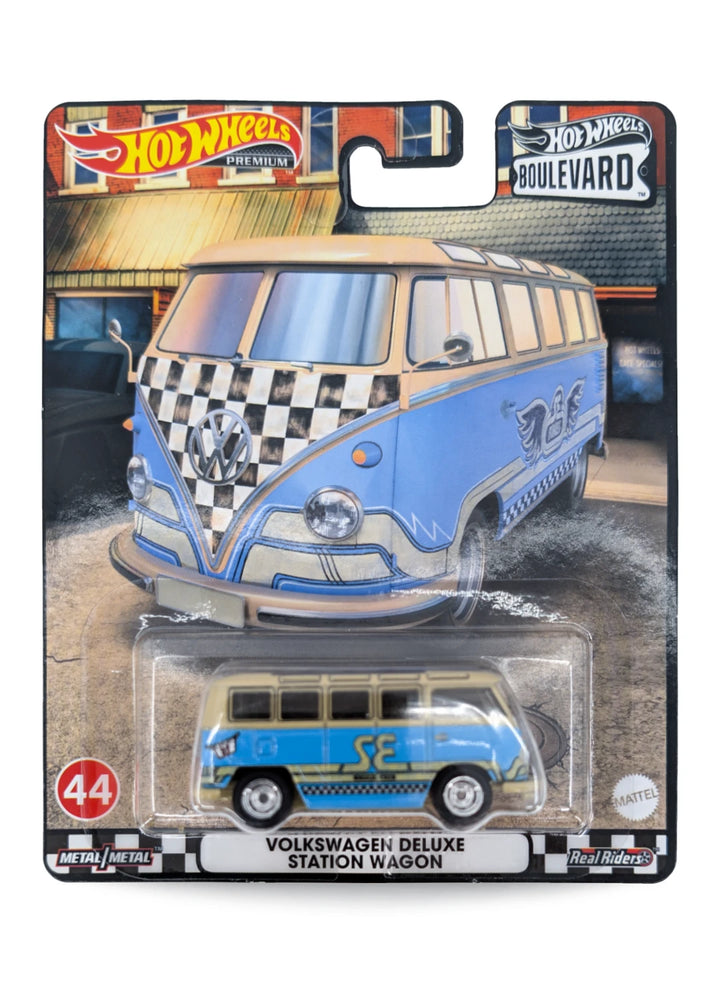 Hot Wheels Volkswagen Deluxe Station Wagon 1:64 - Blue