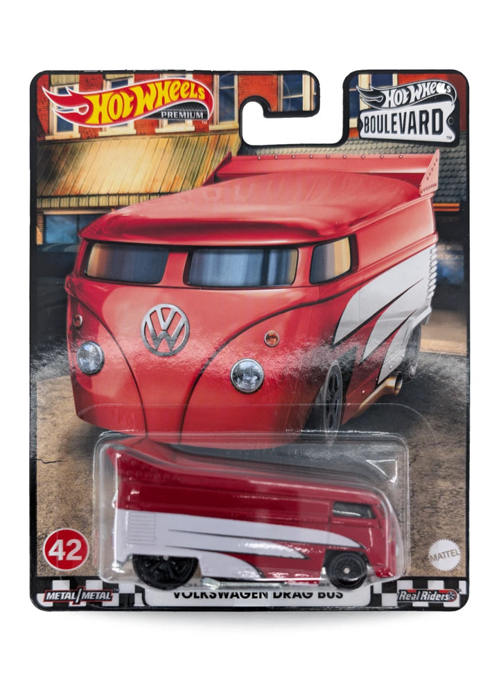 Hot Wheels Volkswagen Drag Bus 1:64 - Red