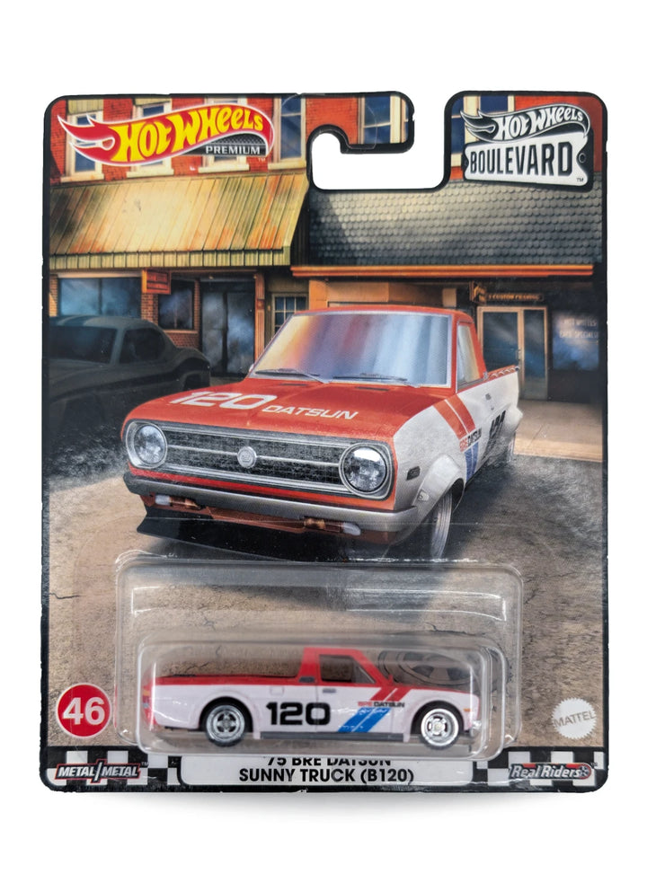 Hot Wheels '75 BRE Datsun Sunny Truck (B120) 1:64 - Red
