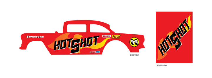 Hotshot Toy Car Sticker Design