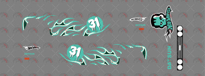 Hot wheels 31 Custom Model Car Decals