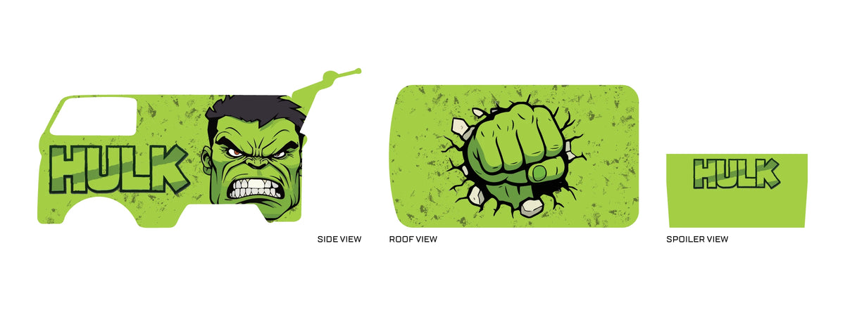 Hulk 01 - 1:64 Diecast Decal
