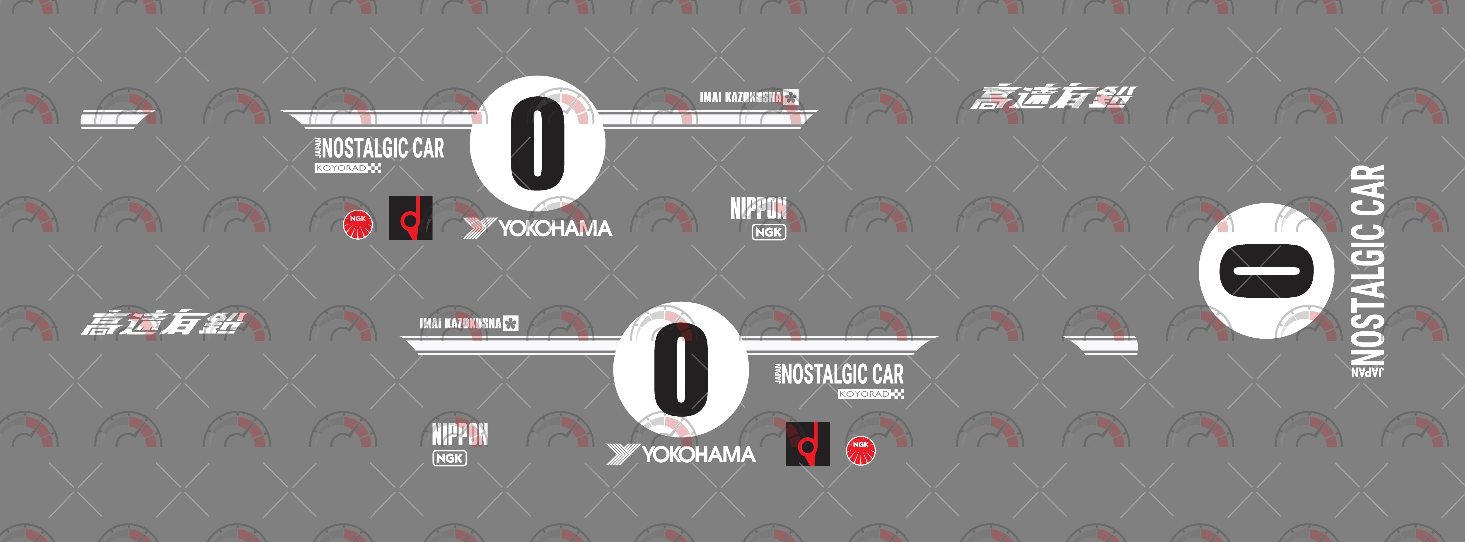 IMAI Toy car Decals