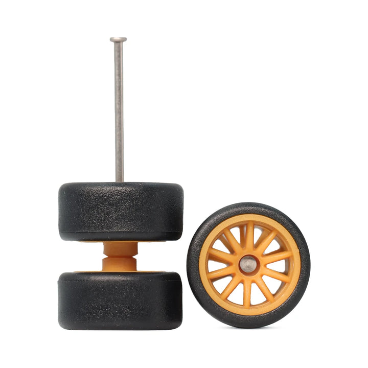 CE28 Yellow 10mm Car Wheels