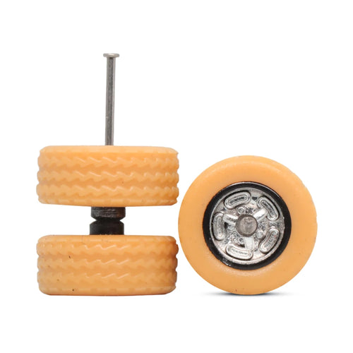 Dish Chrome Orange Rubber Tyre