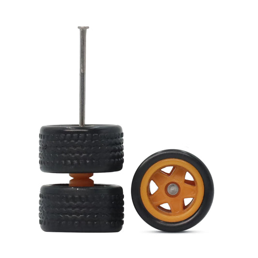 Star Yellow Mustard 10mm Car Wheels
