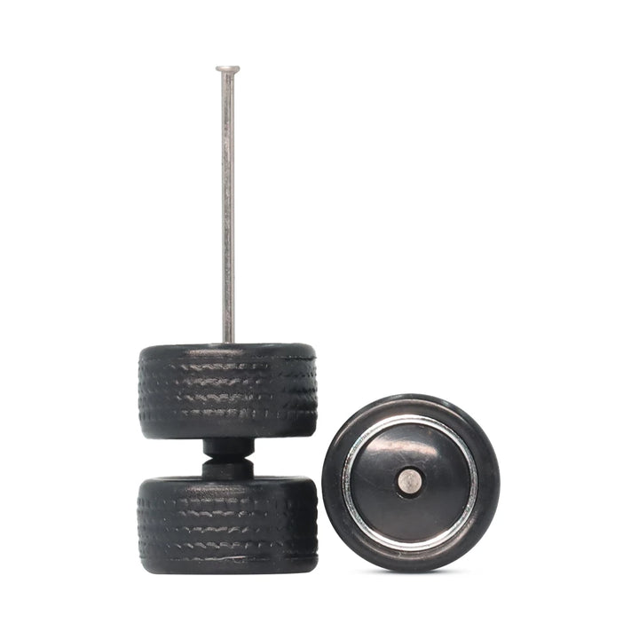Black Dish Line Chrome 10mm Car Wheels