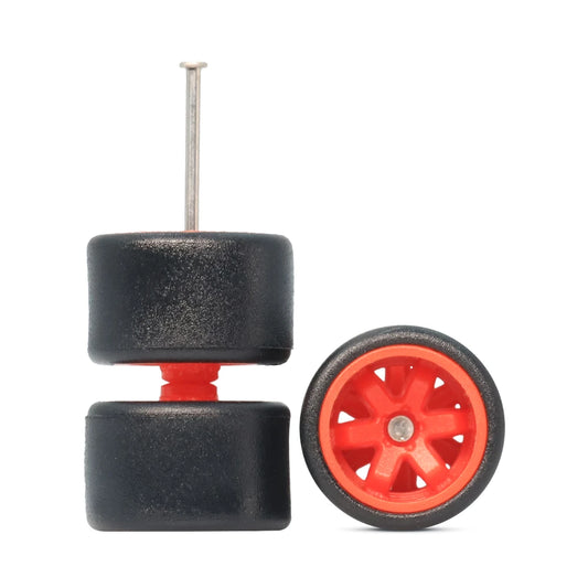 TE37 Red Deep Dish 10mm Car Wheels
