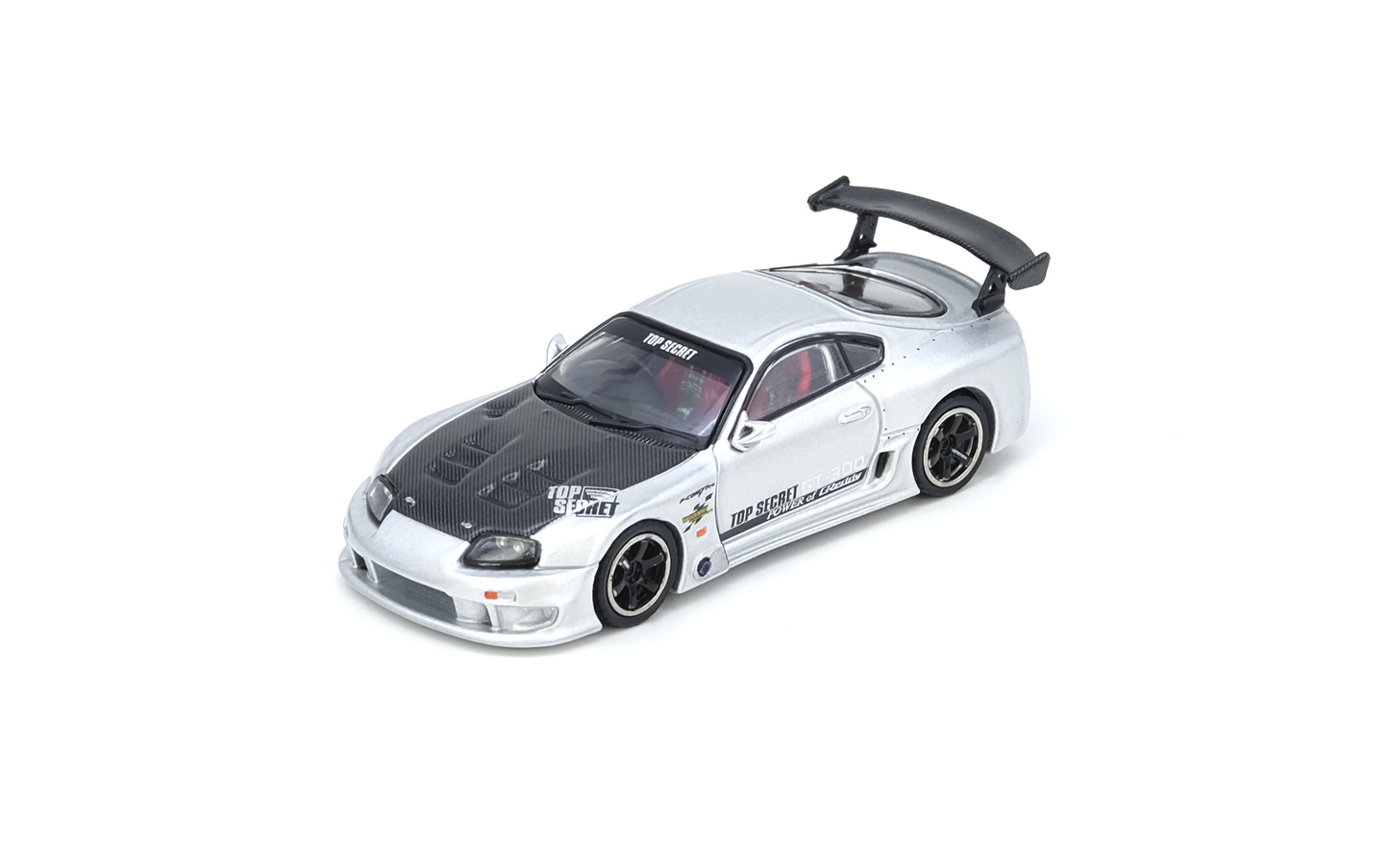Toyota Supra (A80) TOP SECRET GT300 Silver – GTSHOW 2025 Event Edition