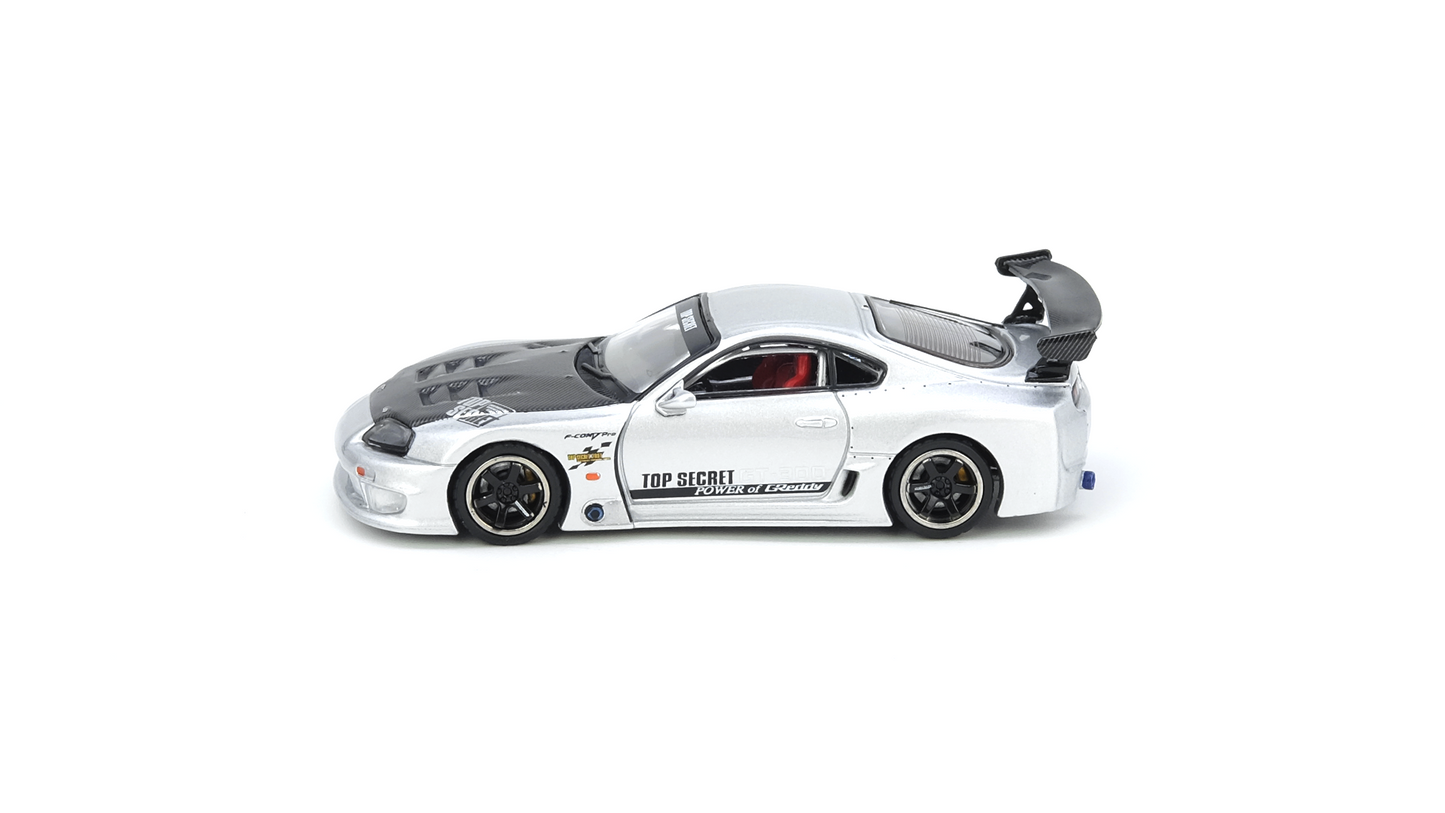 Toyota Supra (A80) TOP SECRET GT300 Silver – GTSHOW 2025 Event Edition