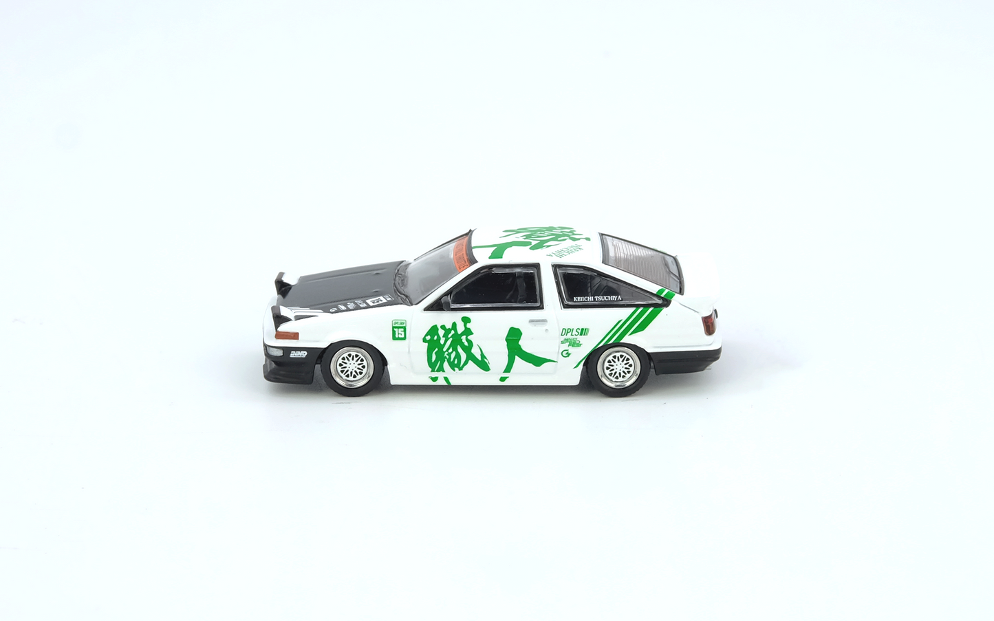 “INNO64 x DPLS x Keichi Tsuchiya” Toyota Sprinter TRUENO AE86 White 2025 Thailand Diecast Expo