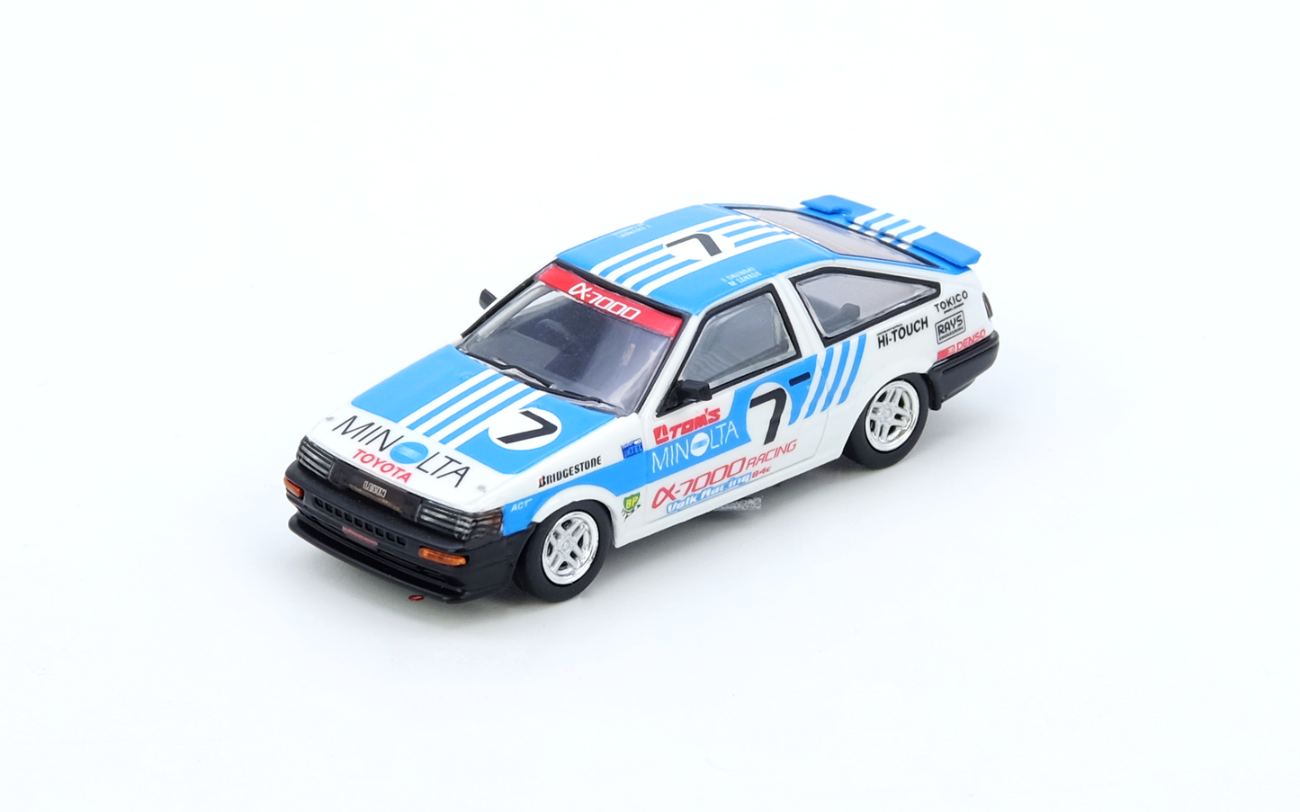 Toyota Corolla Levin (AE86) #7 “MINOLTA TOM’S” GR.A INTER-TEC 1985