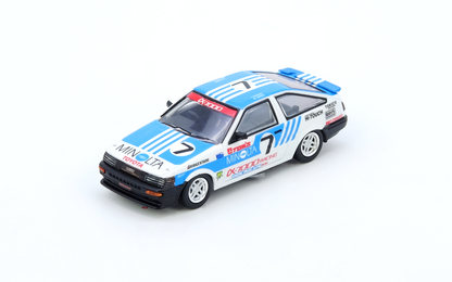Toyota Corolla Levin (AE86) #7 “MINOLTA TOM’S” GR.A INTER-TEC 1985