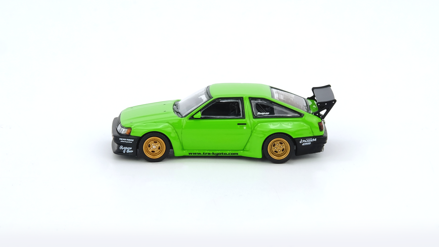 Toyota Corolla Levin AE86 “PANDEM / ROCKET BUNNY” Green