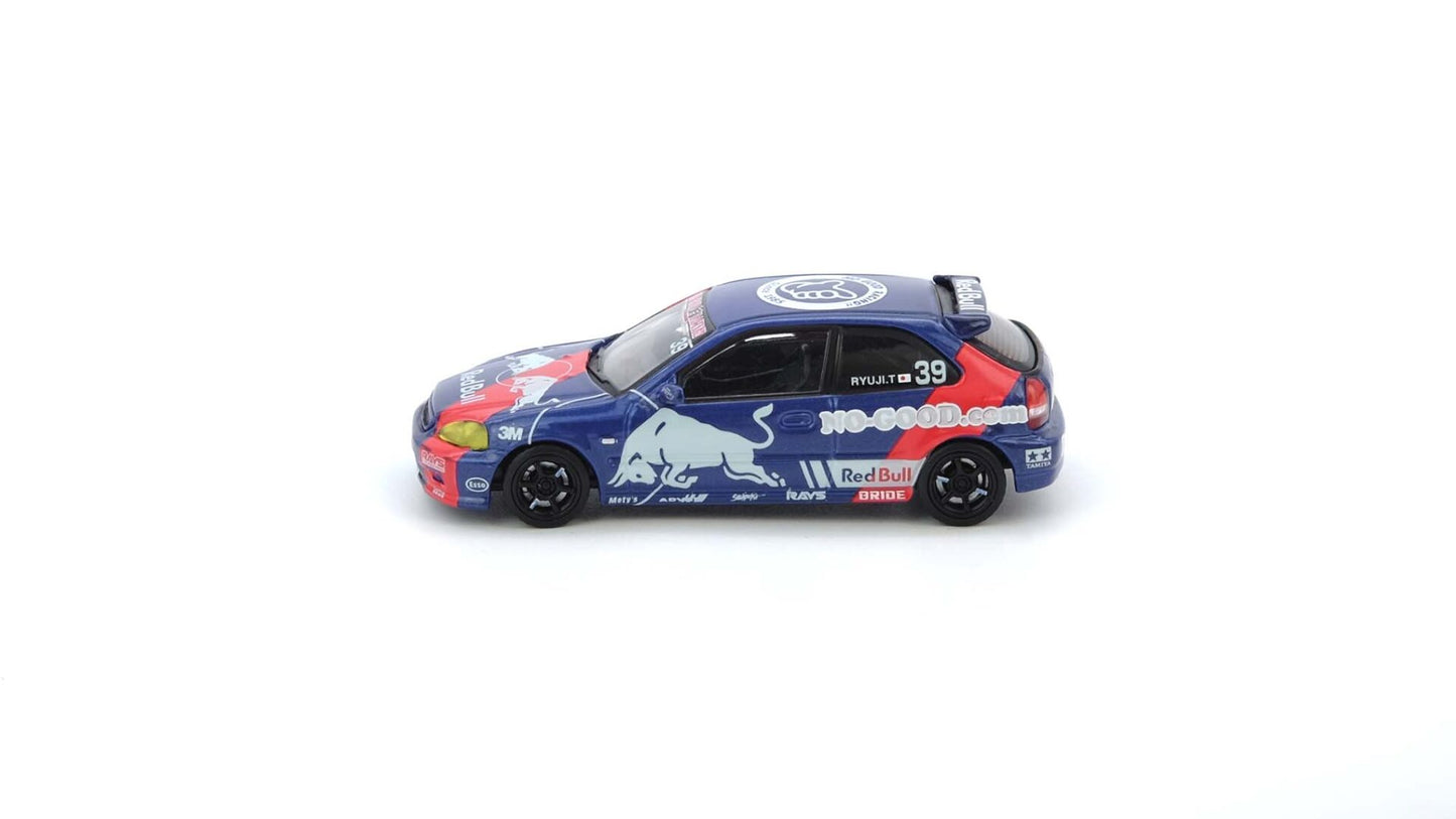 Honda Civic TYPE R (EK9) “NO GOOD RACING” Red Bull Livery