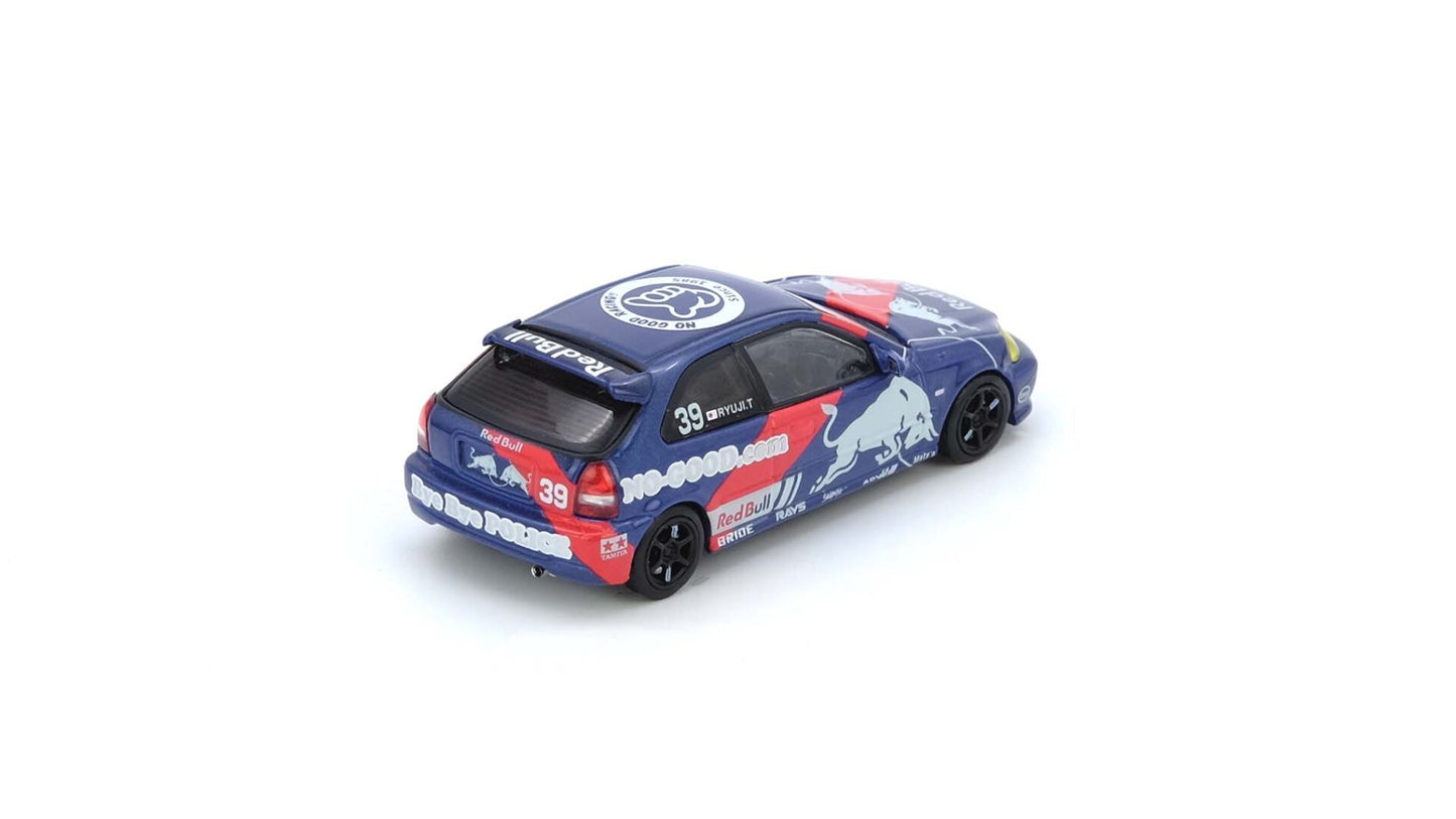 Honda Civic TYPE R (EK9) “NO GOOD RACING” Red Bull Livery