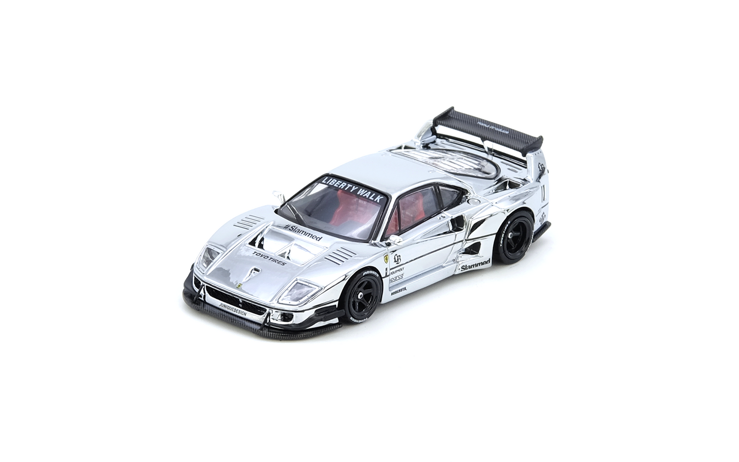 LBWK F40 Silver Chrome