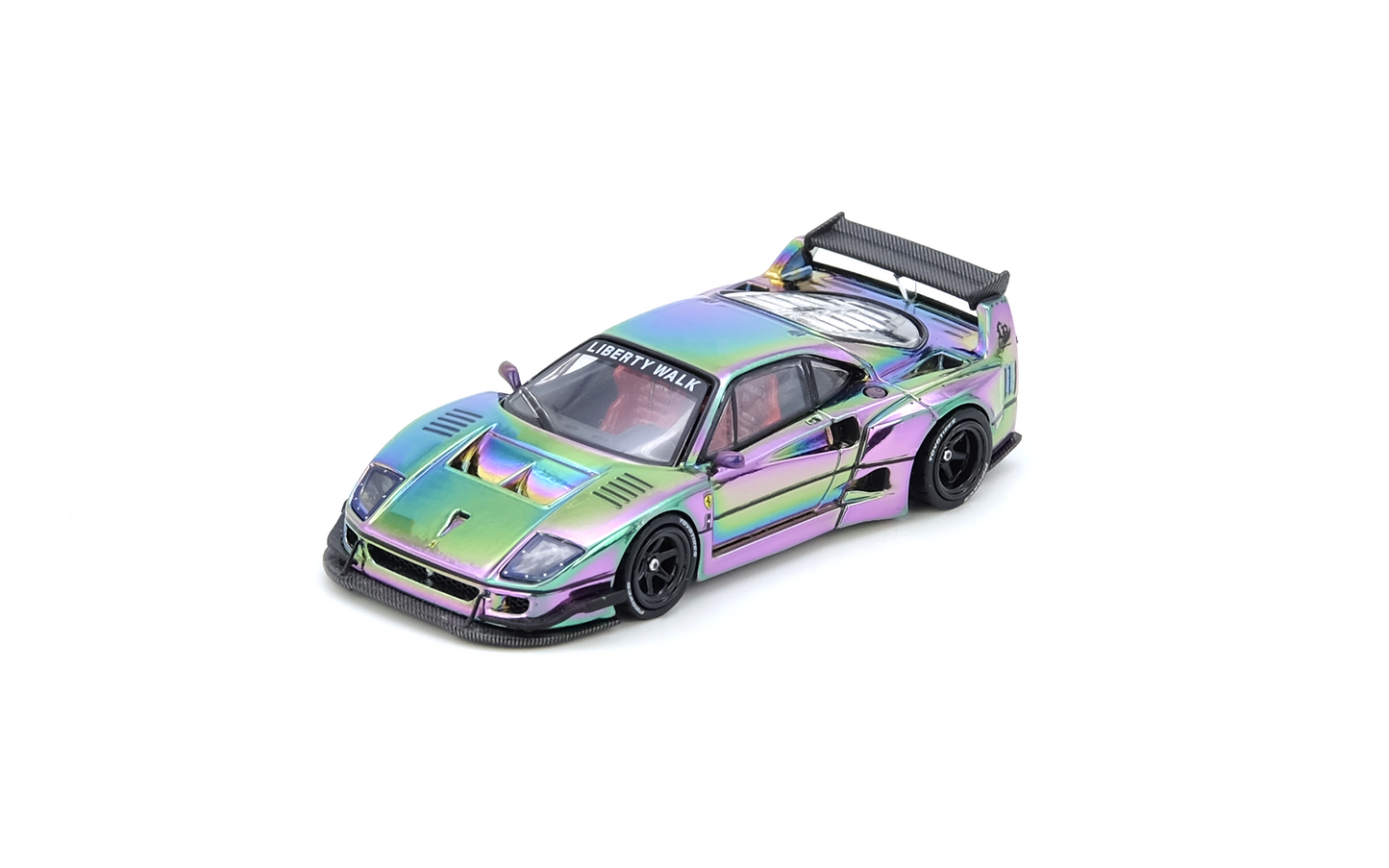 LBWK F40 Silver Chrome