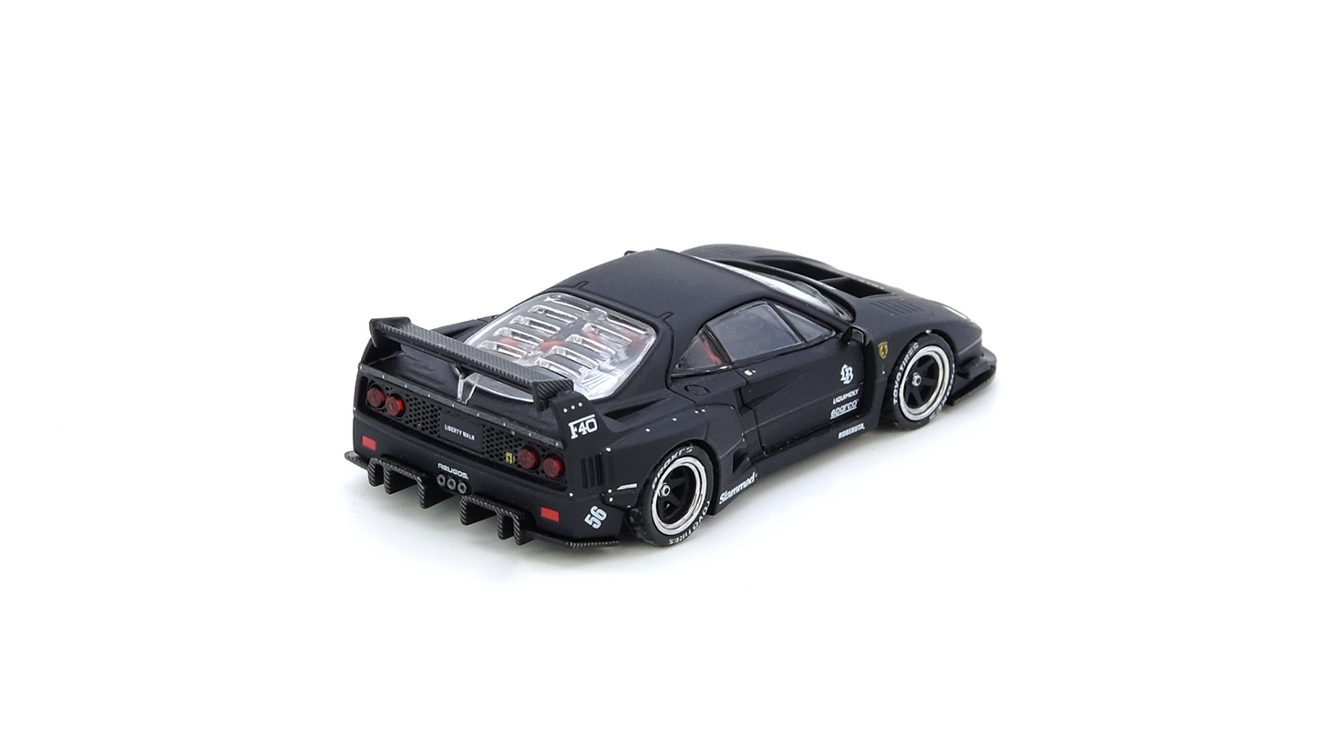 LBWK F40 Matte Black – HONG KONG TOYCAR SALON 2023 SPECIAL EDITION