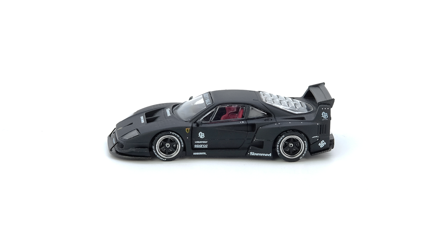 LBWK F40 Matte Black – HONG KONG TOYCAR SALON 2023 SPECIAL EDITION