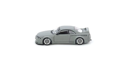 NISSAN SKYLINE GT-R (R33) PANDEM / ROCKET BUNNY Cement Grey Matte