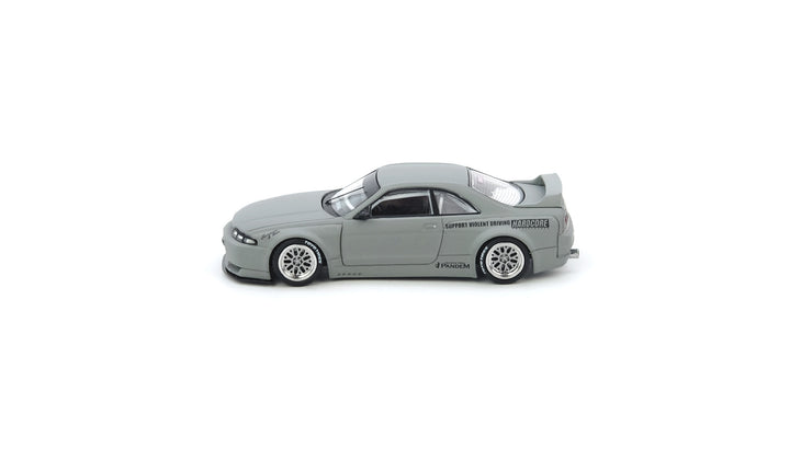 NISSAN SKYLINE GT-R (R33) PANDEM / ROCKET BUNNY Cement Grey Matte