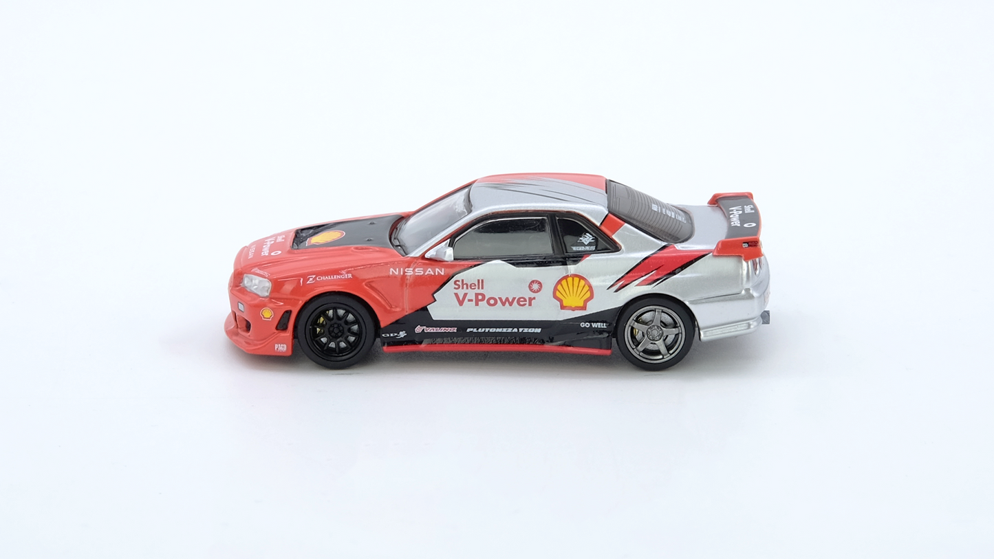 NISSAN SKYLINE GT-R (R34) GTT Drift Car “SHELL” Jason Mok / Pluto Mok