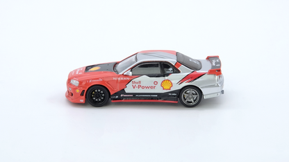 NISSAN SKYLINE GT-R (R34) GTT Drift Car “SHELL” Jason Mok / Pluto Mok