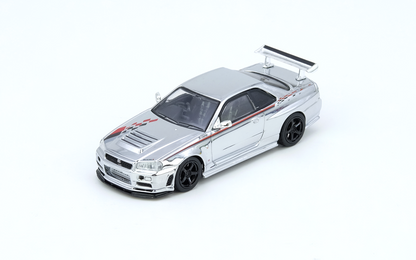 SKYLINE GT-R (R34) NISMO R-Tune Silver Chrome – Hobby Expo China 2023 Event Edition