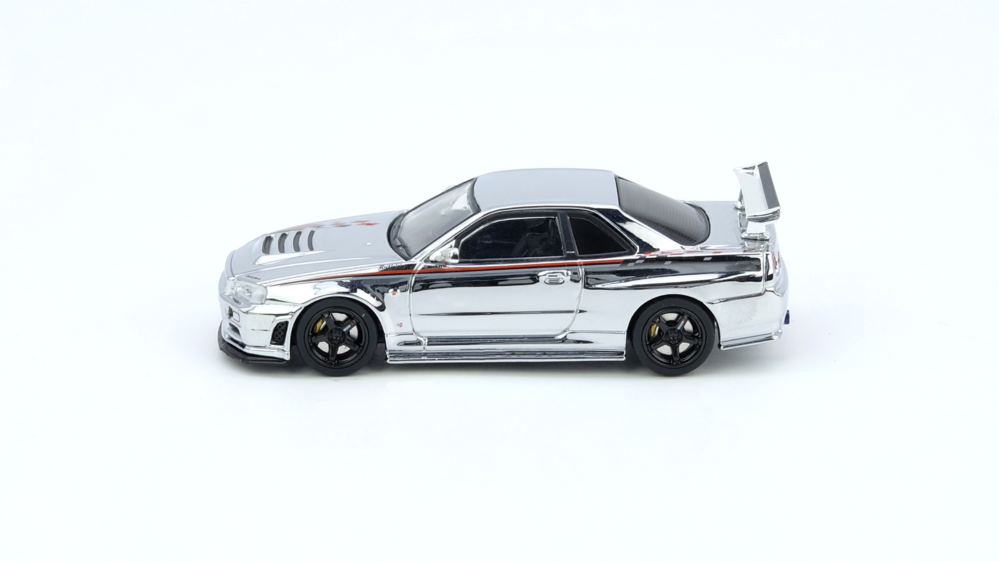SKYLINE GT-R (R34) NISMO R-Tune Silver Chrome – Hobby Expo China 2023 Event Edition