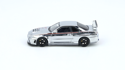 SKYLINE GT-R (R34) NISMO R-Tune Silver Chrome – Hobby Expo China 2023 Event Edition