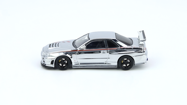 SKYLINE GT-R (R34) NISMO R-Tune Silver Chrome – Hobby Expo China 2023 Event Edition