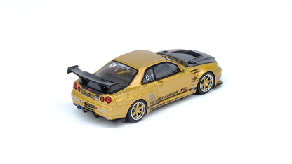 TOP SECRET Skyline GT-R (R34) Gold