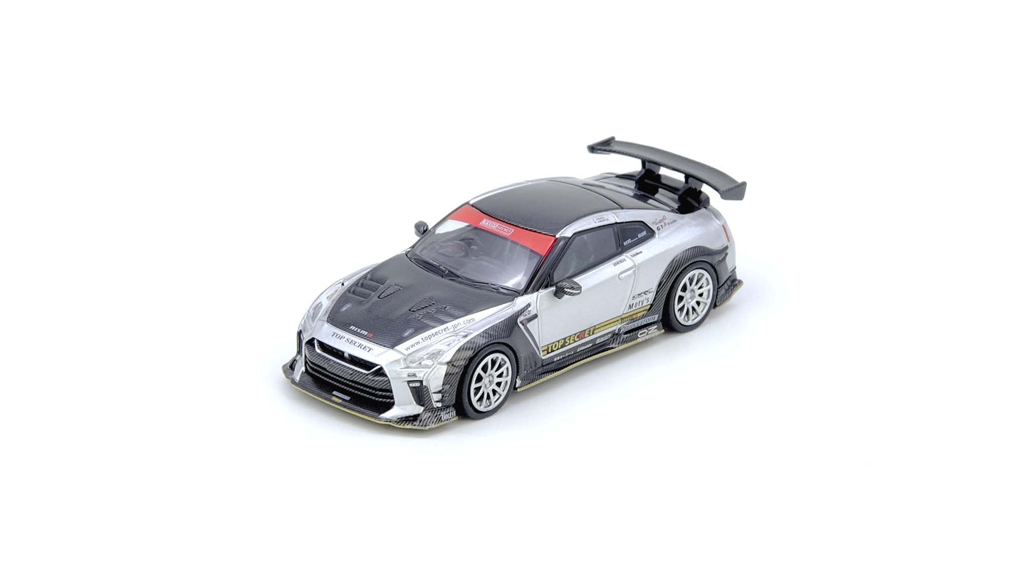 TOP SECRET GT-R R35 Silver Tokyo Auto Salon Hong Kong 2025 Event Edition