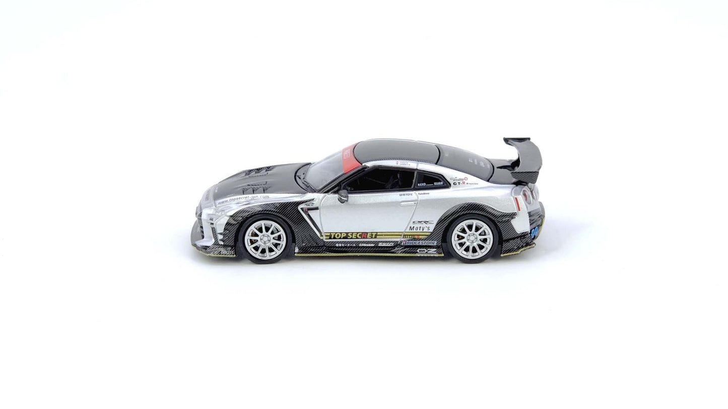 TOP SECRET GT-R R35 Silver Tokyo Auto Salon Hong Kong 2025 Event Edition