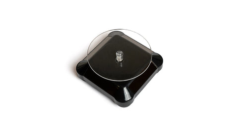 Solar Display Turntable with LED Lights for Diecast Cars & Model Displays