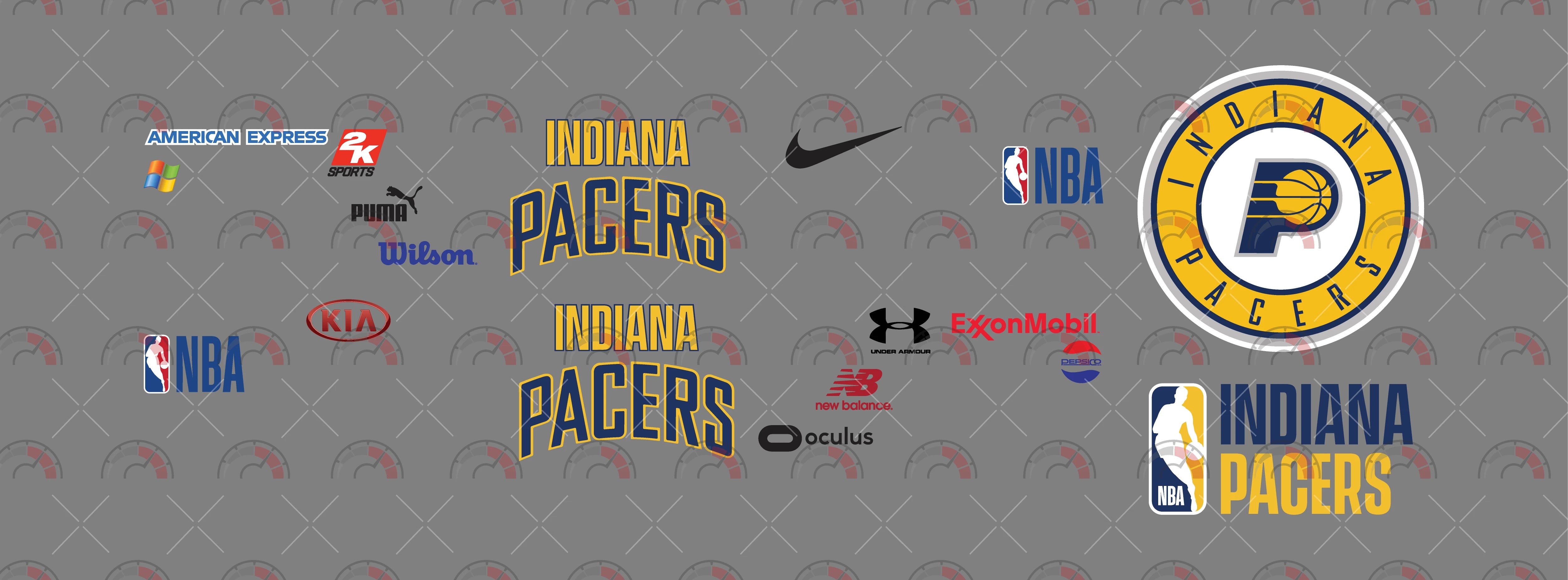 Indiana Pacers Design Toy Car Sticker
