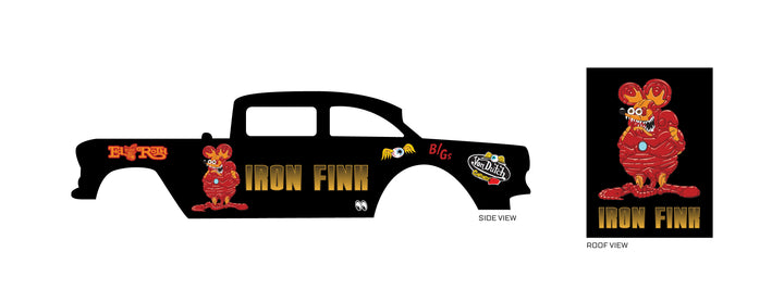 Iron Fink model Car Decals