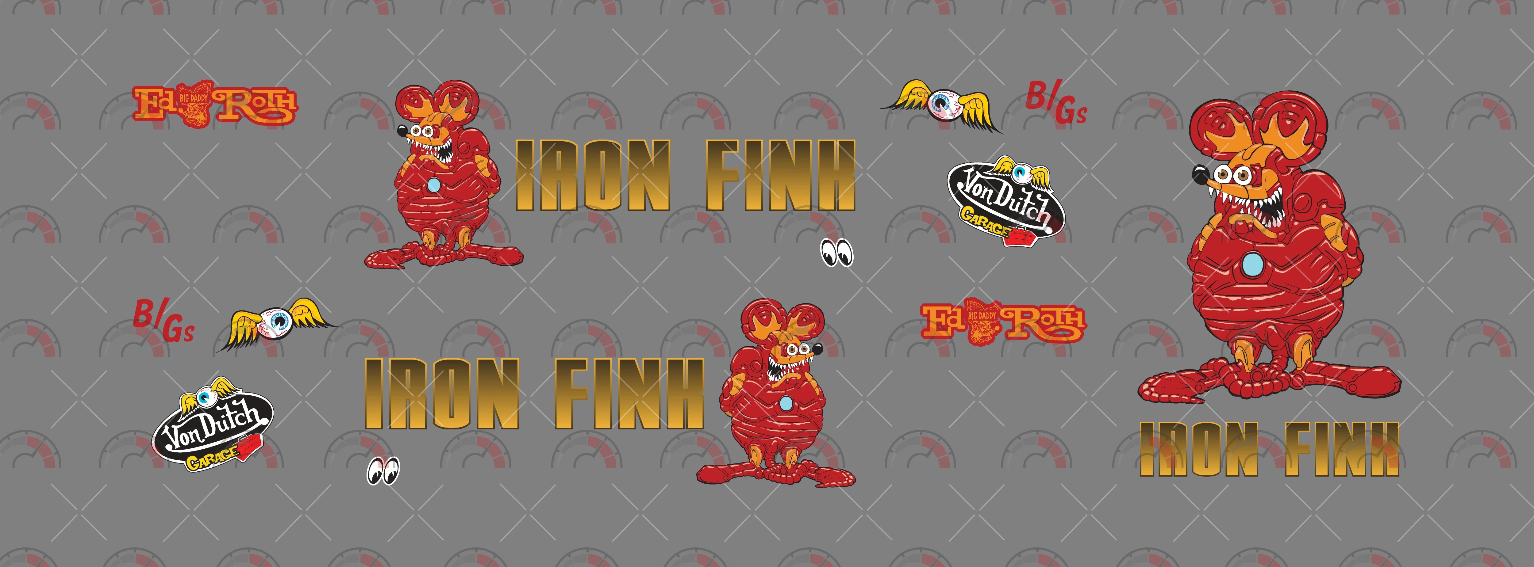 Iron Fink model Car Decals