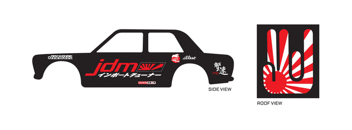 JDM 01 model Car Decals