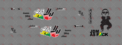JDM 010 et sleep Toy Car Sticker