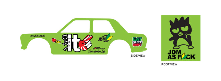 JDM 011 Custom Car Decals