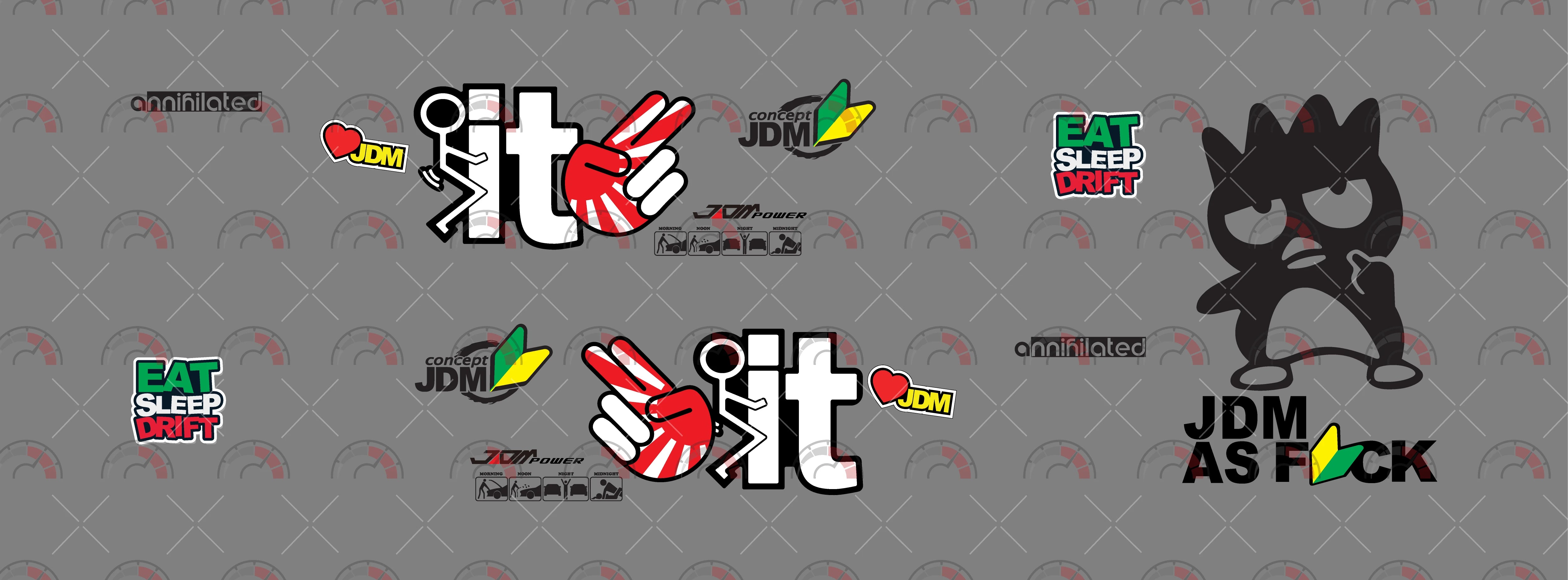 JDM 011 Custom Car Decals