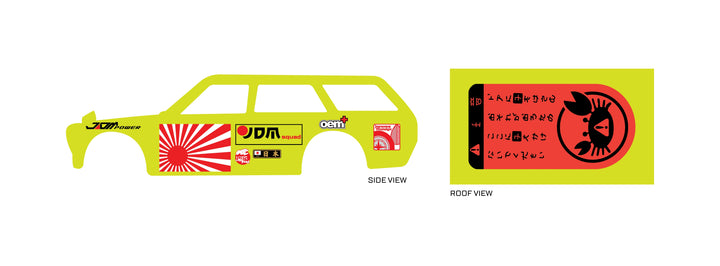 JDM 012 B Custom Car Decals